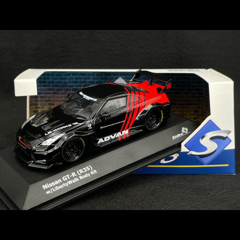 Nissan GT-R R35 Liberty Walk LBWK 2014 Red 1/43 Solido S4311204