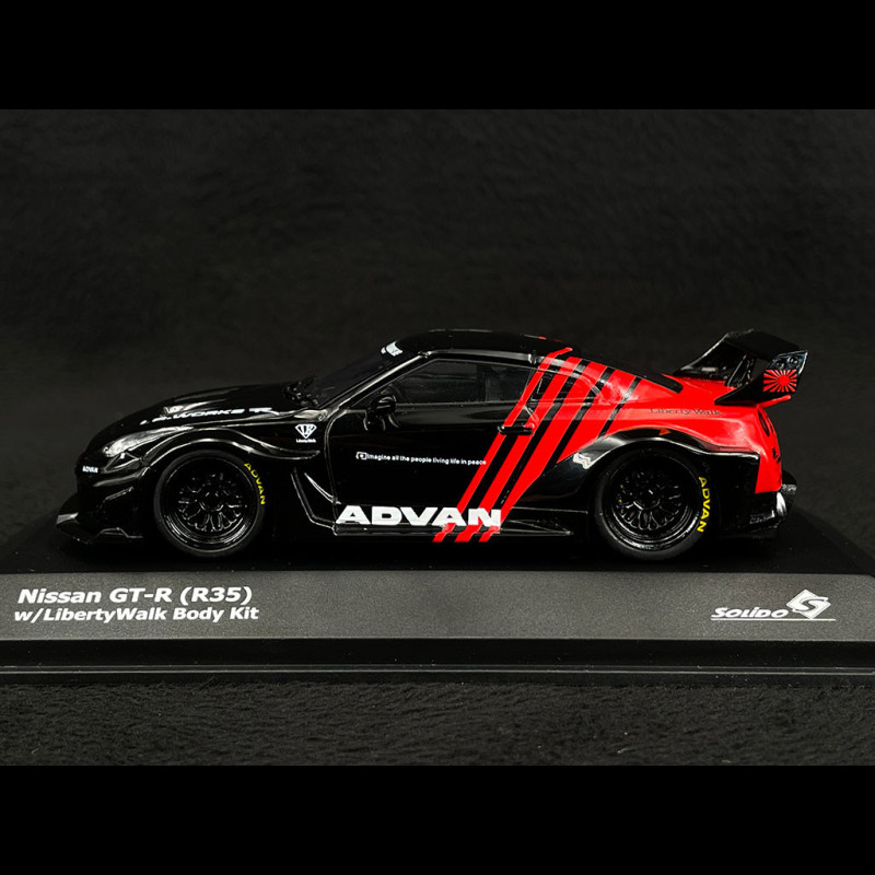 Nissan GT-R R35 Liberty Walk LBWK 2014 Red 1/43 Solido S4311204