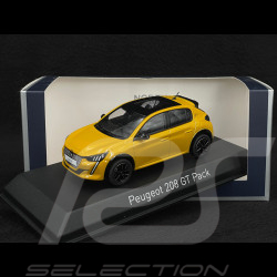 Peugeot 208 GT Pack 2022 Faro Yellow 1/43 Norev 472835