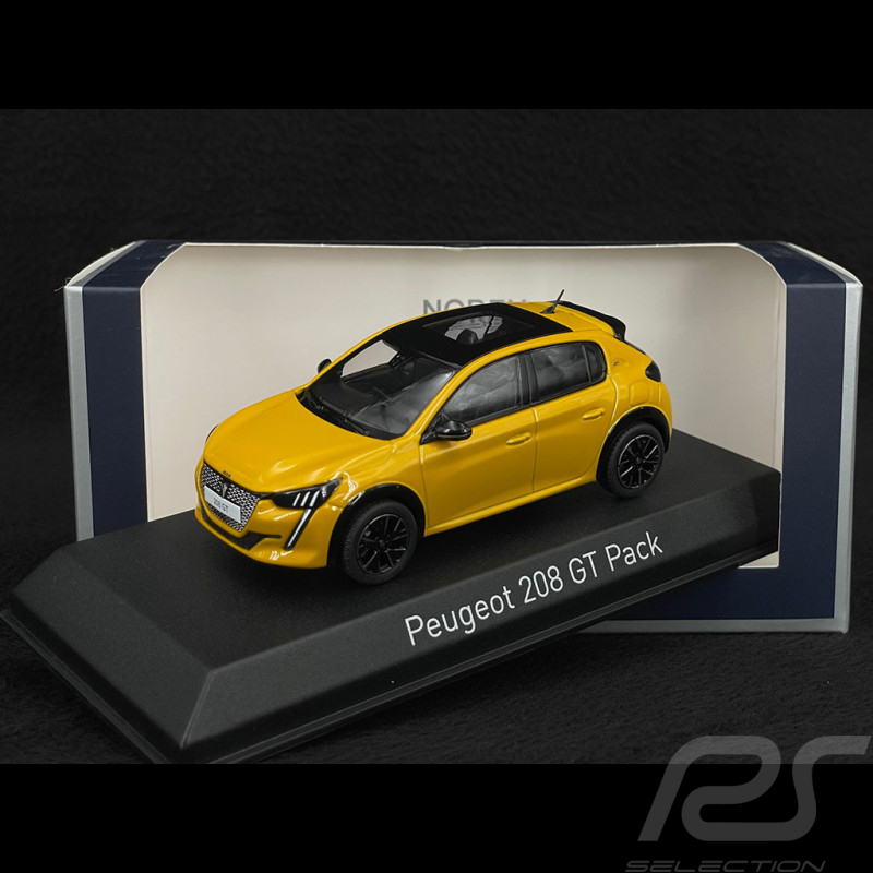 Peugeot 208 GT Pack 2022 Farogelb 1/43 Norev 472835