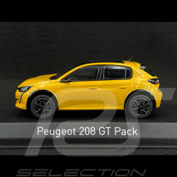 Peugeot 208 GT Pack 2022 Farogelb 1/43 Norev 472835