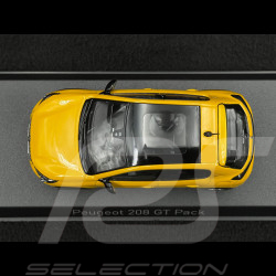 Peugeot 208 GT Pack 2022 Faro Yellow 1/43 Norev 472835
