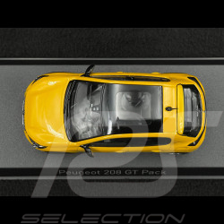 Peugeot 208 GT Pack 2022 Jaune Faro 1/43 Norev 472835