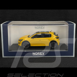 Peugeot 208 GT Pack 2022 Jaune Faro 1/43 Norev 472835