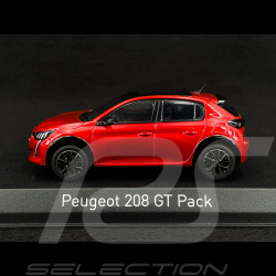 Peugeot 208 GT Pack 2022 Elixir Red 1/43 Norev 472836