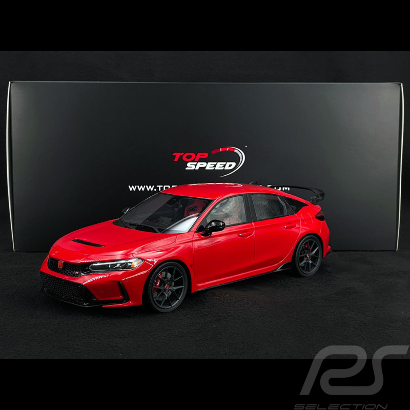 Honda Civic Type R 2023 Rallye Rot 1/18 Top Speed TS0485