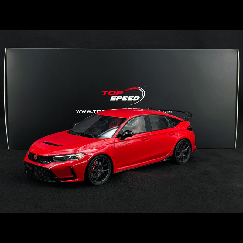 Honda Civic Type R 2023 Rallye Rot 1/18 Top Speed TS0485