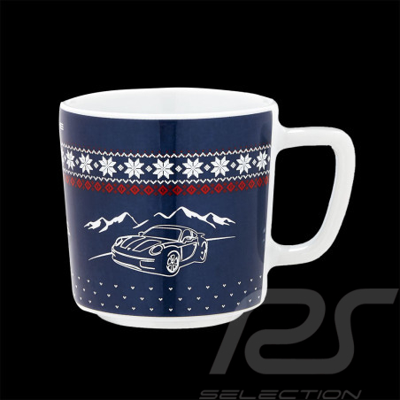 Porsche Christmas Expresso Cup Collector Blue Porsche WAP0500030RESC