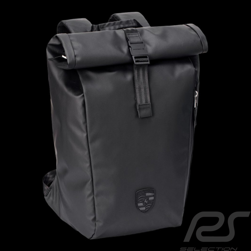Porsche Rucksack 911 Rolltop Planenmaterial Schwarz WAP0350100R911
