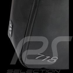 Porsche 718 Roll-top Backpack Tarpaulin Black WAP0350080R718