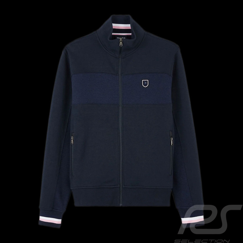 Eden Park Jacket Une Deux Softshell Sweatshirt Dark blue H23MAISW0007 - men