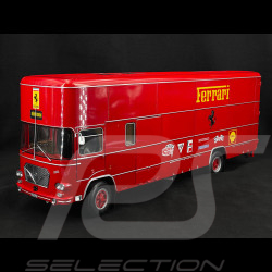 Fiat OM 150 Rolfo Ferrari race transporter 1967 red 1/18 CMR CMR176