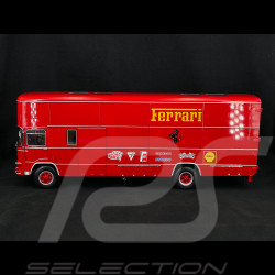 Fiat OM 150 Rolfo Ferrari race transporter 1967 red 1/18 CMR CMR176