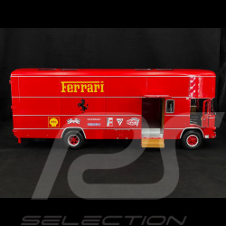 Fiat OM 150 Rolfo Ferrari race transporter 1967 red 1/18 CMR CMR176