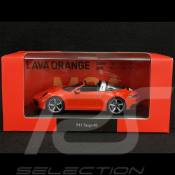 Porsche 911 Targa 4S Type 992 2021 Lava Orange 1/43 Spark WAP0209220RTRG