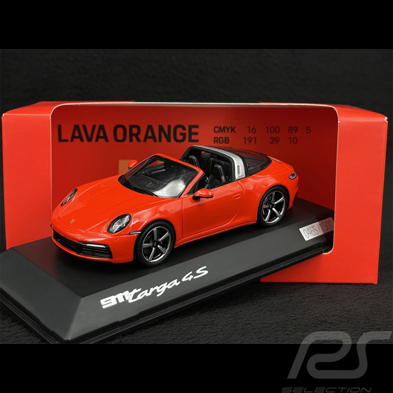 Porsche 911 Targa 4S Type 992 2021 Lavaorange 1/43 Spark WAP0209220RTRG