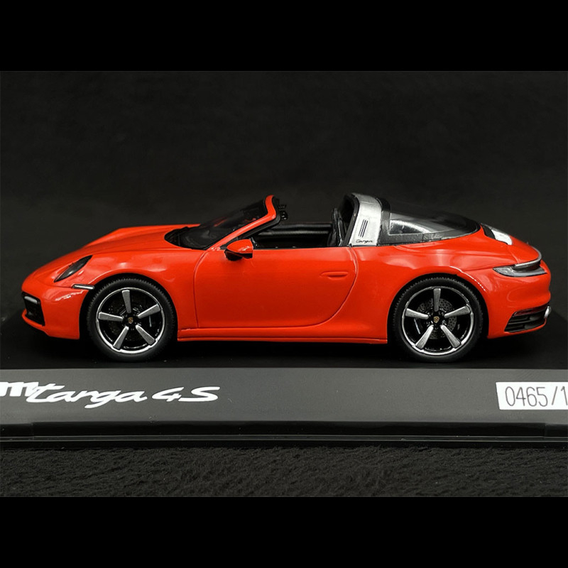 Porsche 911 Targa 4S Type 992 2021 Lava Orange 1/43 Spark