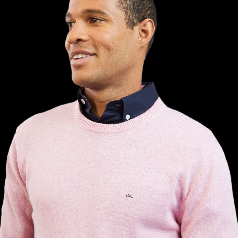 Eden Park Sweater Jersey Edinburgh Light pink H23MAIPU0001 men