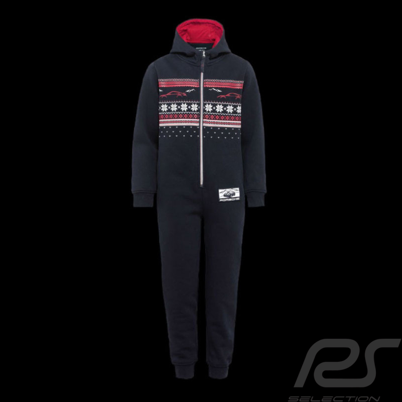 Combinaison Porsche de Noël Design Bleu Marine WAP791RESS - mixte