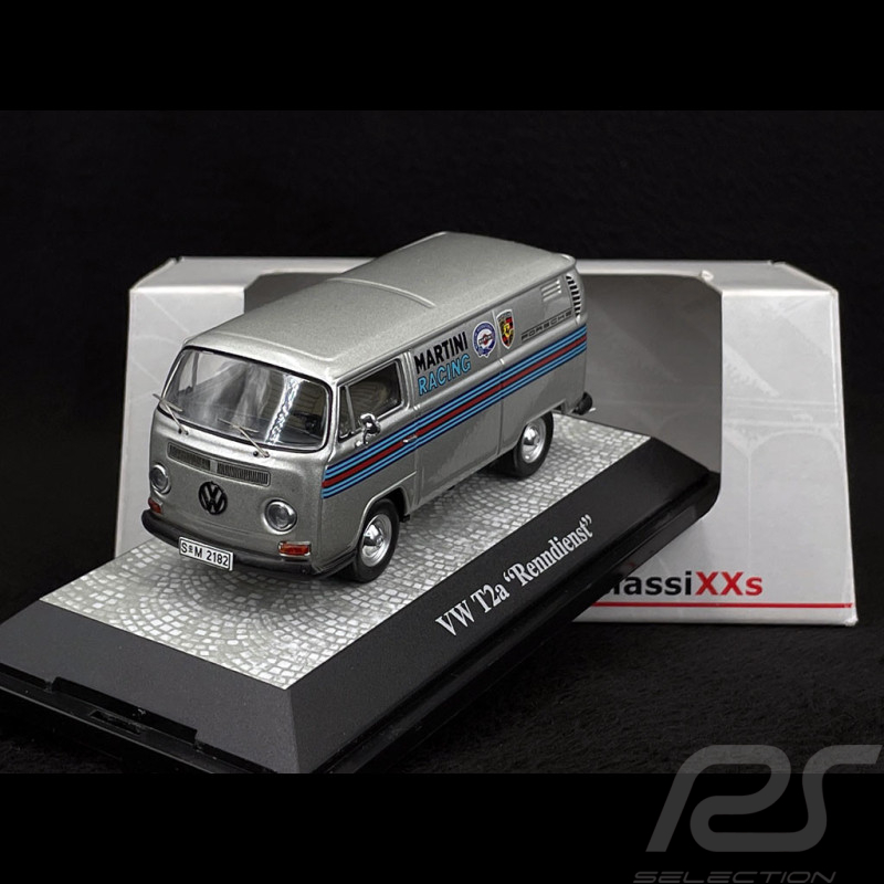 Volkswagen Combi Transporter T2a Renndienst Martini Racing 1968 Grey 1/43 Premium ClassiXXs 11258