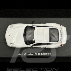 Porsche 911 Turbo S Tequipment Type 997 2011 Blanc Carrara 1/43 Minichamps WAP0200290C