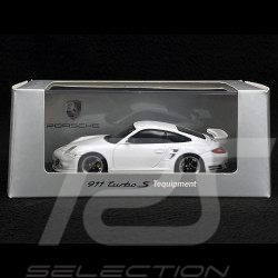 Porsche 911 Turbo S Tequipment Type 997 2011 Blanc Carrara 1/43 Minichamps WAP0200290C