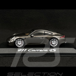 Porsche 911 Carrera 4S Type 991 2012 Anthracite Brown Metallic 1/43 Minichamps WAP0201100C