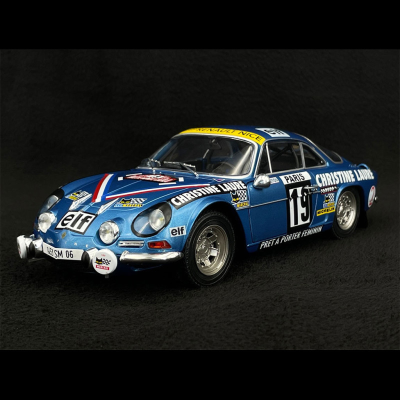 Solido Alpine A110 1600S Bleu Rallye Monte-Carlo 1972 – Échelle 1/18 – SOL1804206
