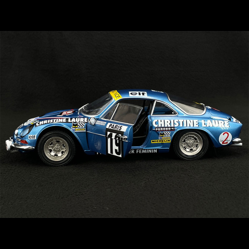 Miniature Solido Alpine A110 1600S – Rallye Monte Carlo 1972, Échelle 1/18 – Prév