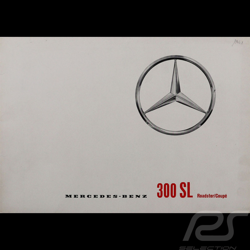 Mercedes-Benz Broschüre 300 SL Roadster 1961 in Deutsch P 1072//3 762
