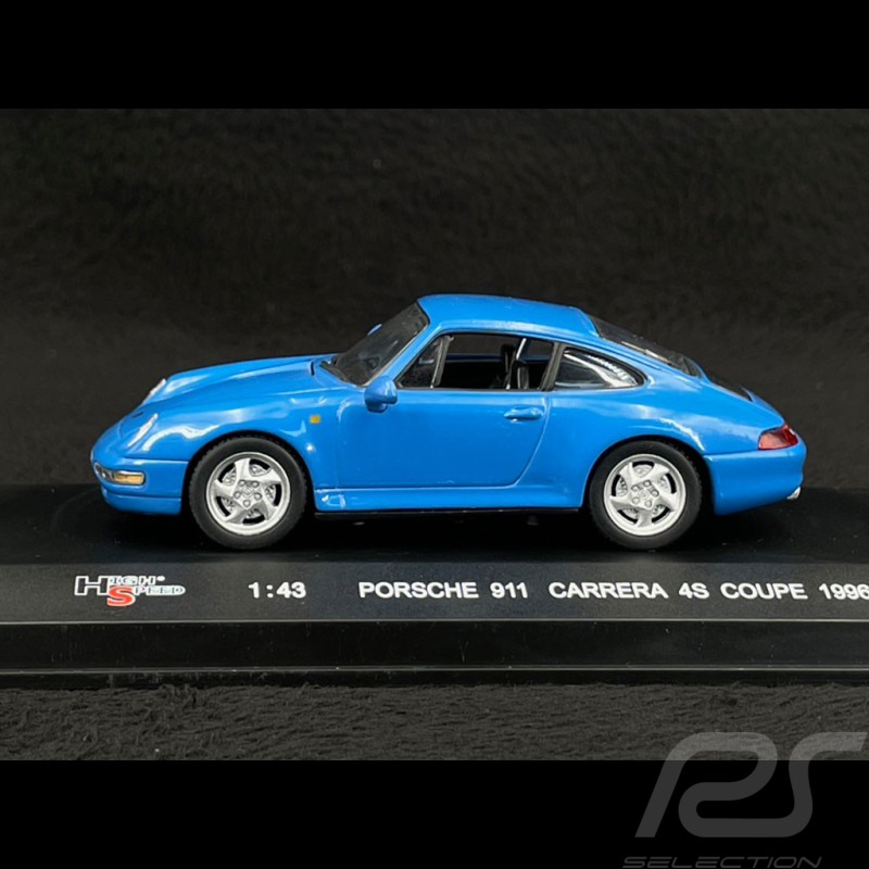 Porsche 911 Carrera 4S Type 993 1996 Riviera blue 1/43 HighSpeed HF9238S