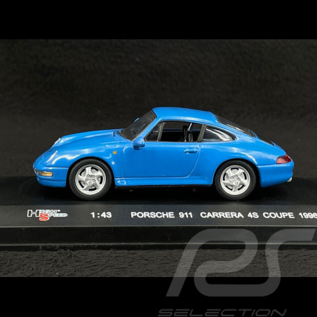 Porsche 911 Carrera 4S Type 993 1996 Bleu Riviera 1/43 HighSpeed HF9238S