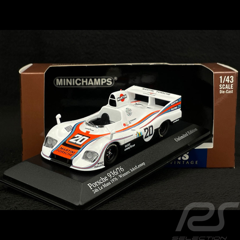 Porsche 936 /76 n° 20 Vainqueur 24h Le Mans 1976 Martini Racing 1/43 Minichamps 400766620