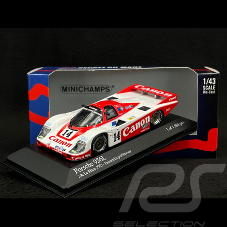 Porsche 956 L n° 14 2ème 24h Le Mans 1985 Canon-Gti Racing 1/43 Minichamps 430856514