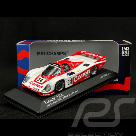 Porsche 956 L n° 14 2nd 24h Le Mans 1985 Canon-Gti Racing 1/43 Minichamps 430856514