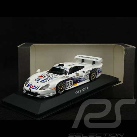 Porsche 911 GT1 Nr 25 24h Le Mans 1997 Warsteiner 1/43 Minichamps WAP02003197