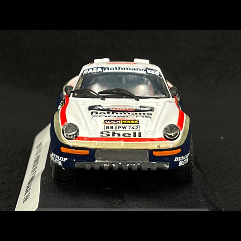 Porsche 959 n° 186 Vainqueur Paris-Dakar 1986 Rothmans 1/43 Starter R121
