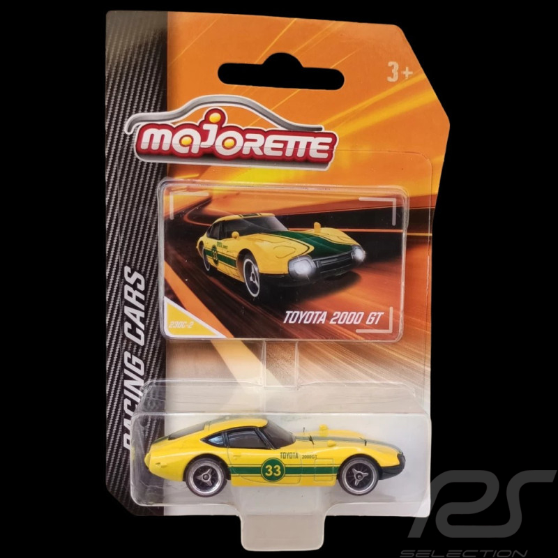 Toyota 2000 GT N° 33 Jaune / Vert Racing Cars 1/59 Majorette 212084009SMO