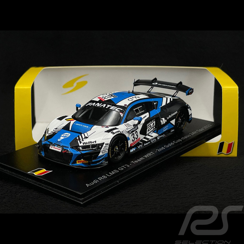 Audi R8 LMS GT3 n° 33 2nd 24h Spa 2022 1/43 Spark SB515