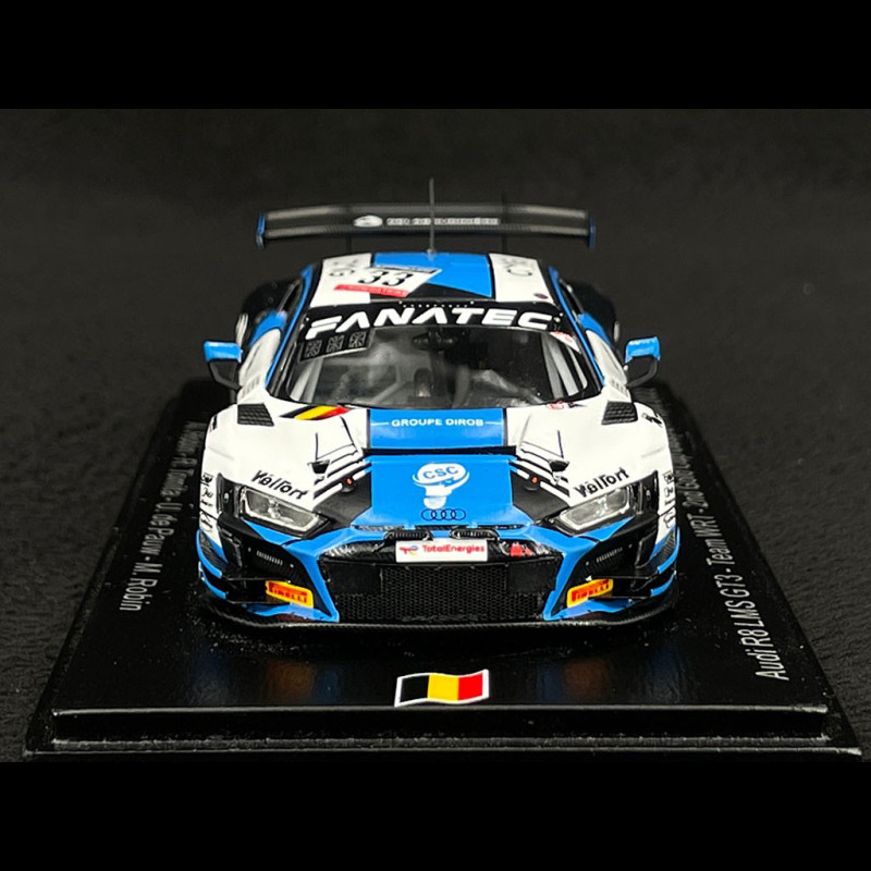 Audi R8 LMS GT3 n° 33 2ème 24h Spa 2022 1/43 Spark SB515