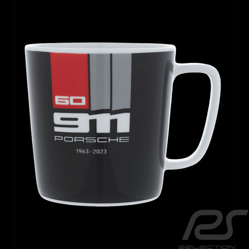Porsche Becher 911 60 years Design XL Grau / Rot WAP0500020R0EC
