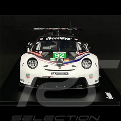 Porsche 911 RSR Typ 991 n° 92 Goodbye 8h Bahreïn 2022 1/18 Spark WAP0219040RRSR