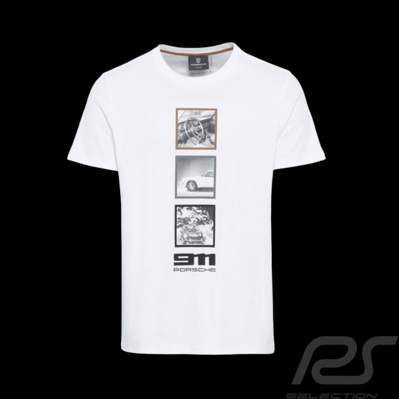 T-shirt Porsche 911 60 ans Design Blanc WAP415R60Y - mixte