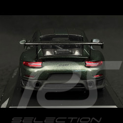 RARE - NUMEROS SPECIAUX Porsche 911 GT2 RS Type 991 2018 Vert Chêne Métallique 1/43 Spark WAP0202100RGT2