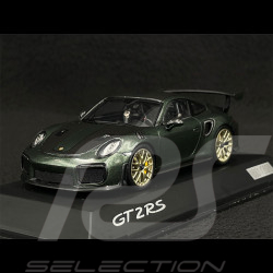 RARE - NUMEROS SPECIAUX Porsche 911 GT2 RS Type 991 2018 Vert Chêne Métallique 1/43 Spark WAP0202100RGT2