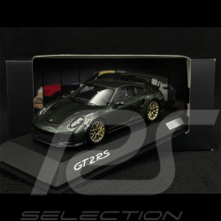 RARE - NUMEROS SPECIAUX Porsche 911 GT2 RS Type 991 2018 Vert Chêne Métallique 1/43 Spark WAP0202100RGT2