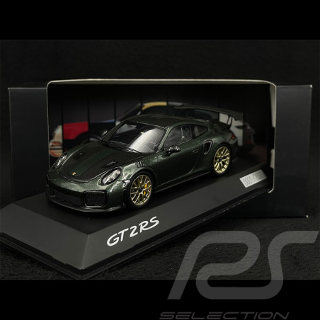 RARE - SONDERNUMMERN Porsche 911 GT2 RS Type 991 2018 Oakgrün Metallic 1/43 Spark WAP0202100RGT2