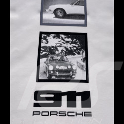 T-shirt Porsche 911 60 ans Design Blanc WAP415R60Y - mixte