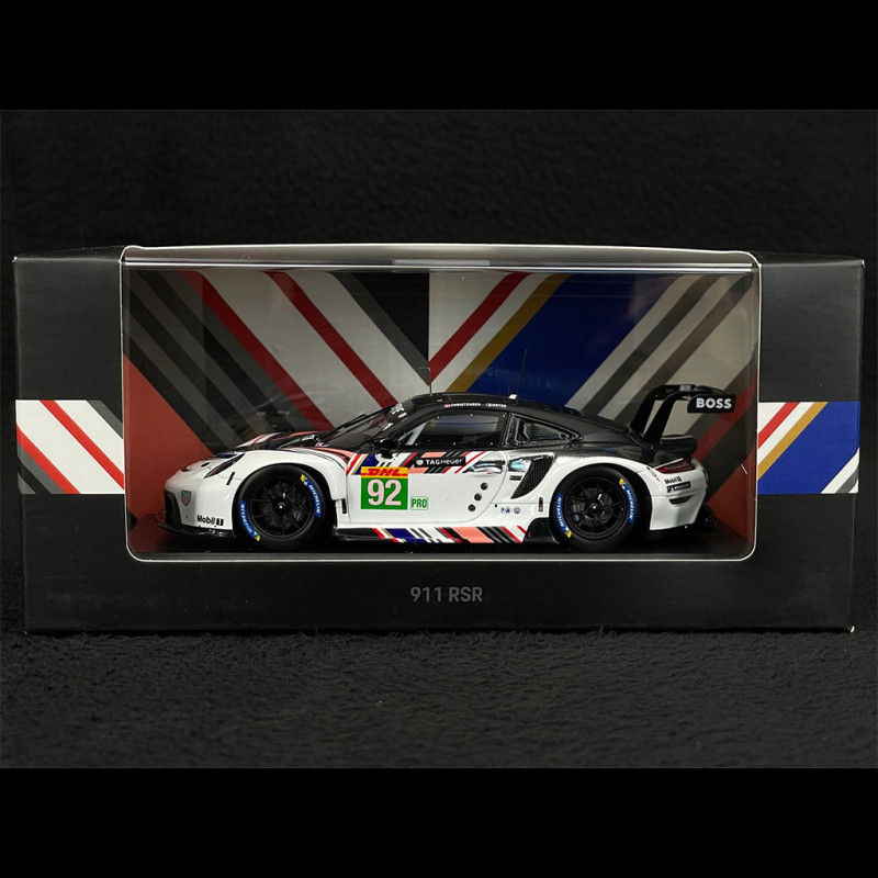 Porsche 911 RSR Type 991 n° 92 Goodbye 3rd 8h Bahrein 2022 1/43 Spark  WAP0209040RRSR