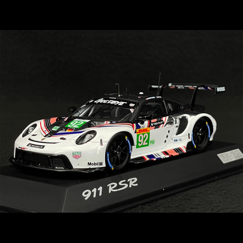 Miniature Spark Porsche RSR N°92 - 3ème GTE Pro Le Mans 2021 - Échelle 1:43 - WAP0209020PLEM